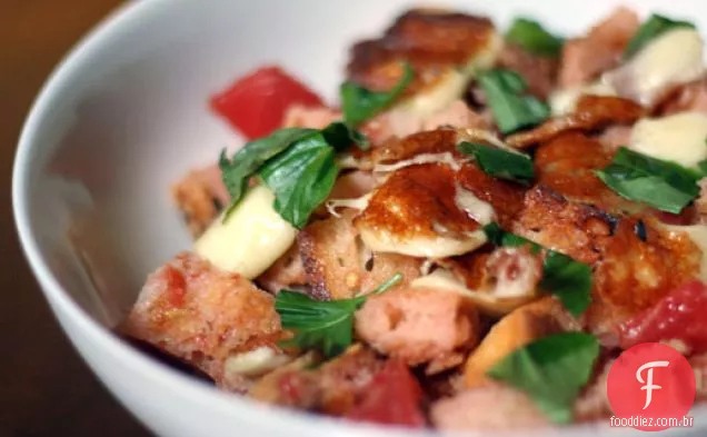Queijo Grelhado Coalhada Panzanella
