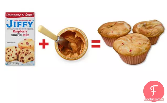 Super fácil PB & J Muffins