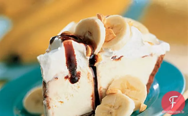 Chocolate-Torta De Sorvete De Banana
