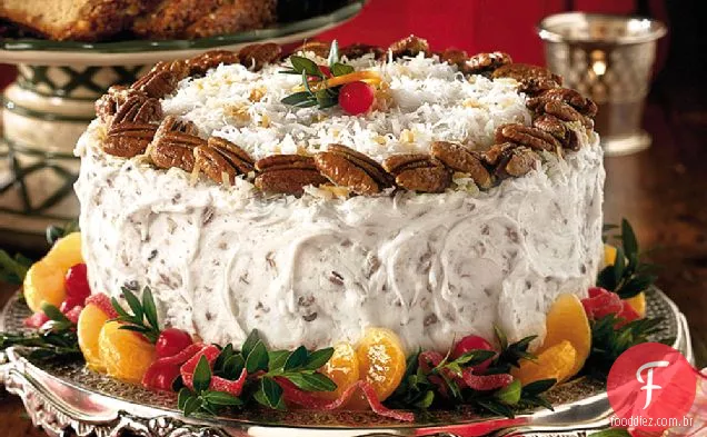Bolo De Creme Italiano Laranja Fresco