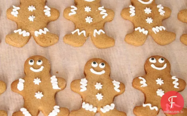 Biscoitos De Gengibre Sem Glúten