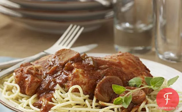 Frango Com Fogão Lento Cacciatore
