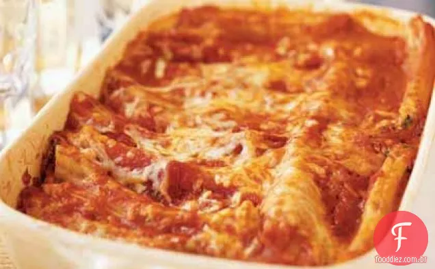 Manicotti Sem Carne Fácil