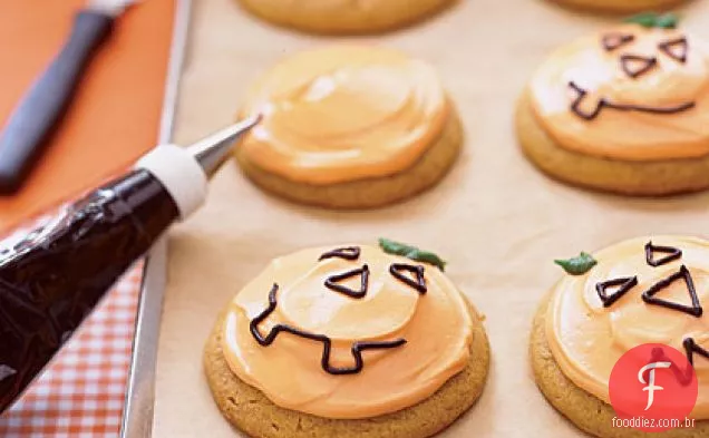 Jack-O ' - lantern Cookies