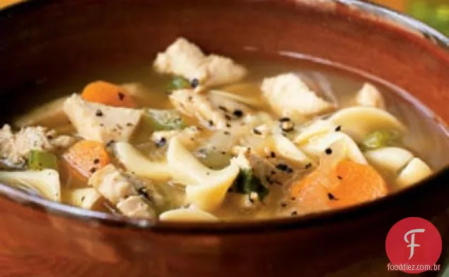 Sopa De Macarrão De Peru