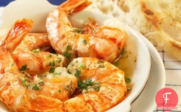 Gambas au Beurre d'Escargot