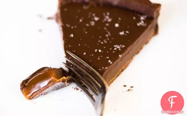 Torta De Caramelo Com Chocolate Salgado