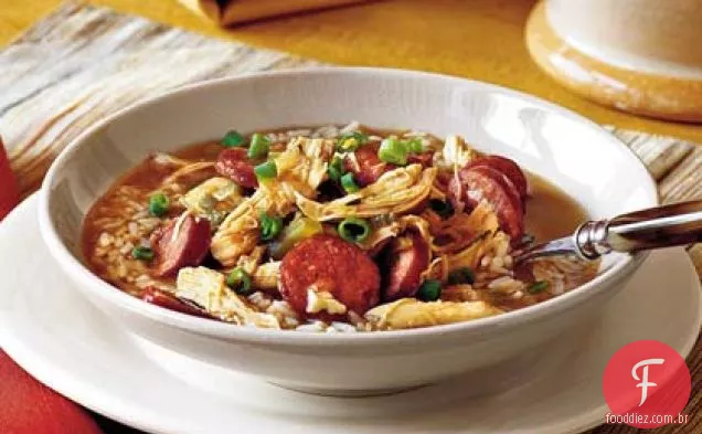 Chicken-and-Sausage Gumbo