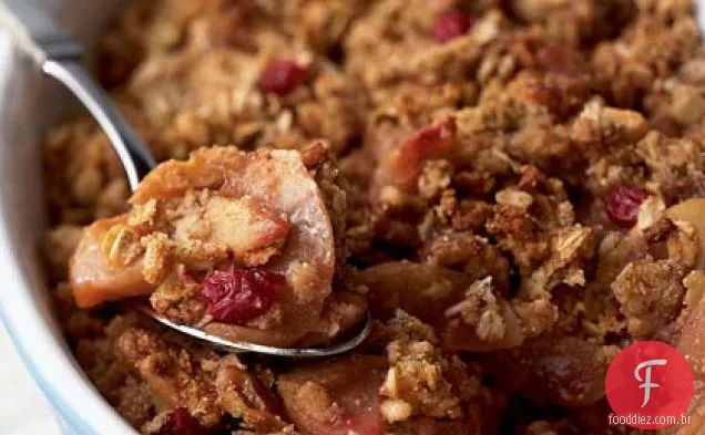 Maçã-Cranberry Noz Batata Frita