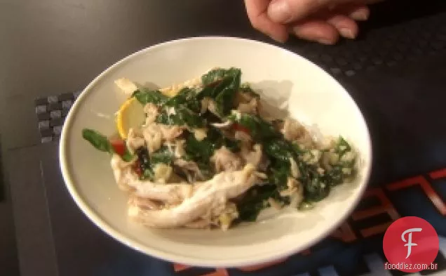 Ginger Swiss Chard Chicken Stir Fry