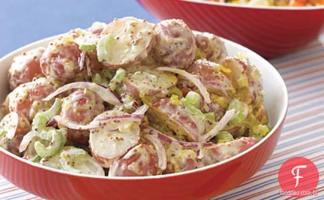 Salada De Batata Vermelha Cremosa