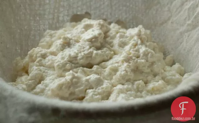 O queijo ricota da despensa caseira