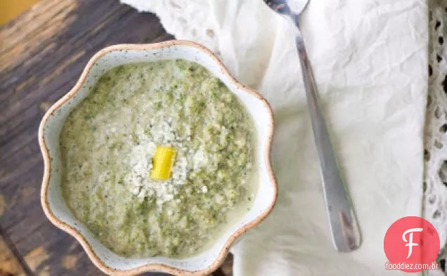 Sopa De Brócolis, Acelga E Feijão
