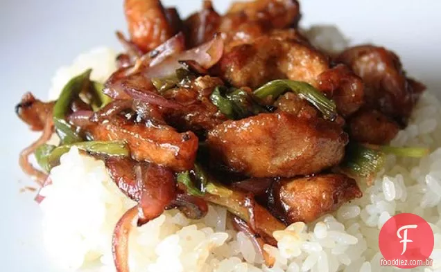 Carne de porco doce e azeda chinesa