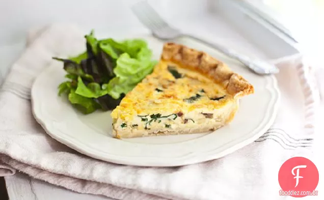 Torta Suíça De Acelga E Cebola Vidalia