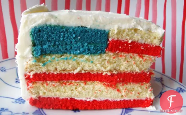 Bolo Da Bandeira Americana