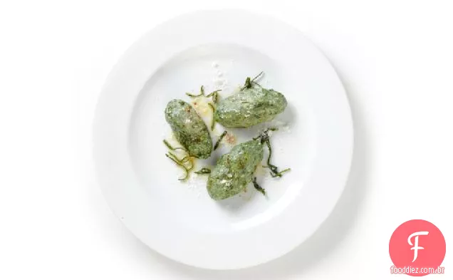 Acelga Malfatti Com Manteiga Marrom Sálvia