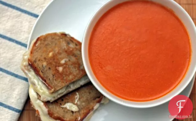 Stephanie Izard's tomate-sopa de maçã