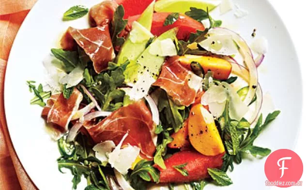 Salada de melão com Prosciutto