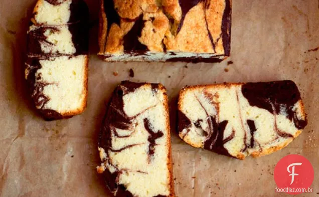 Almond - Chocolate Marble Pound Cake