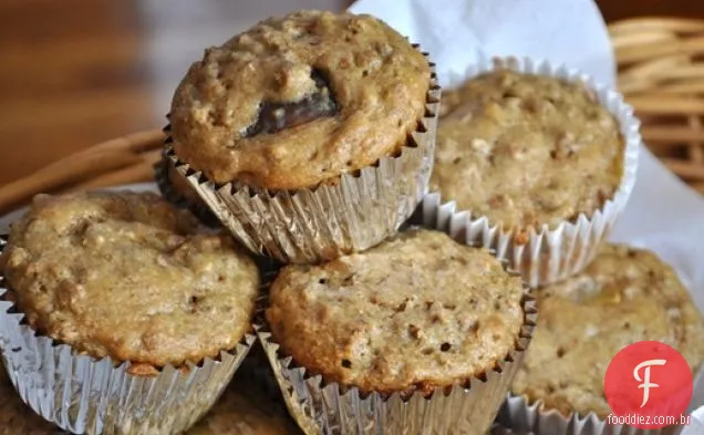 Muffins De Farelo De Pêssego