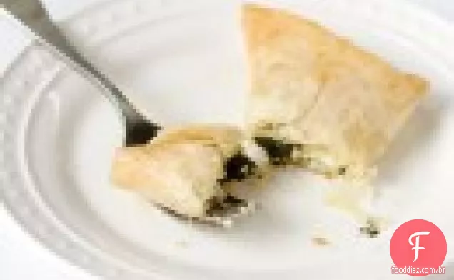 Spanakopita Com Acelga Suíça E Ricota Caseira