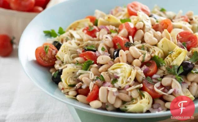 Salada De Feijão Mediterrâneo