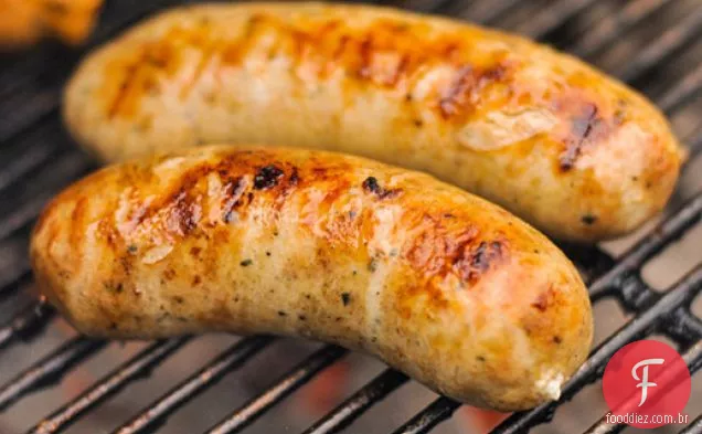 Alho assado e Linguiça de frango Feta