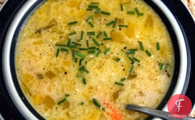 Jantar Esta Noite: Sopa De Cheddar Do País Inglês