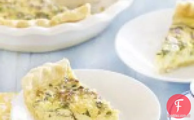Acelga, Bacon E Gouda Quiche