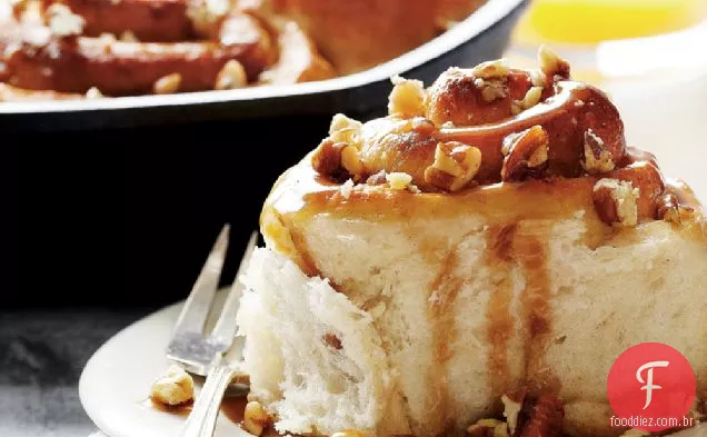 Pãezinhos Pegajosos Maple-Pecan
