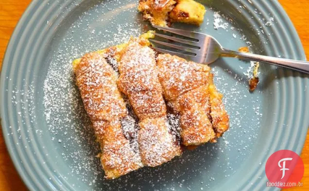 Nutella, Banana e pudim Croissant