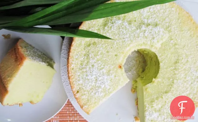 Bolo Chiffon Pandan