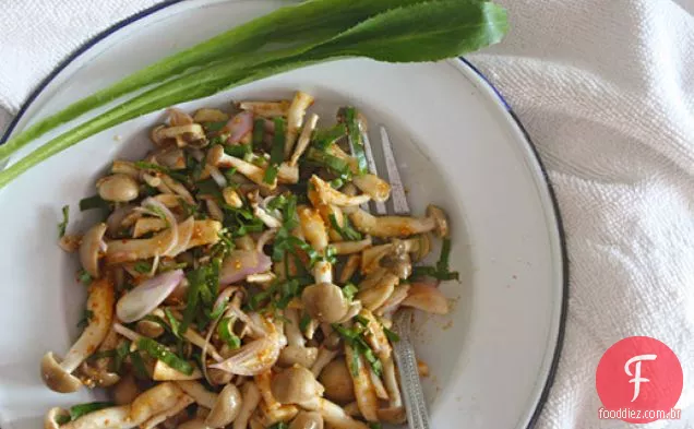 Shimeji Mushroom Laab