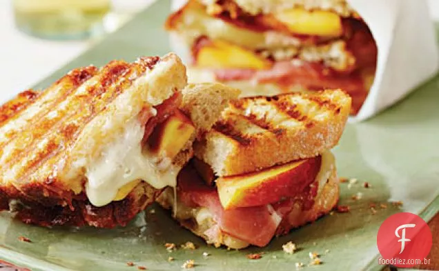 Country Ham-and-Peach Panini
