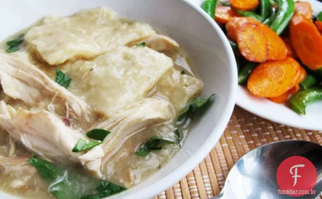 Bolinhos de frango e 