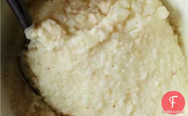 Os grãos cremosos de Parmesão da Chef Sarah Simmons