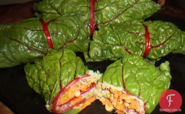 California Rainbow Chard Wraps