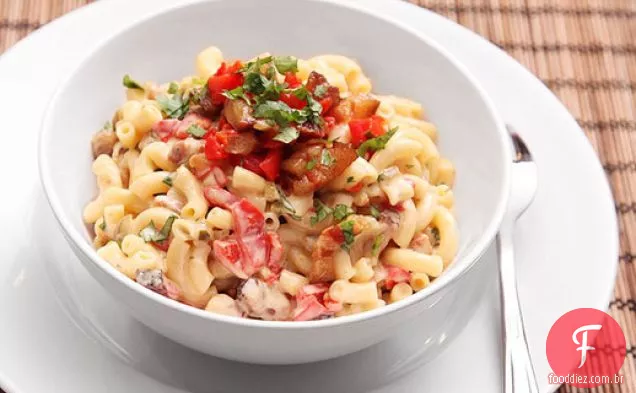 Bacon e Pimento macarrão com queijo