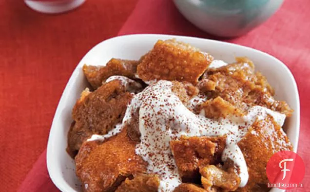 Pudim De Pão Tiramisu
