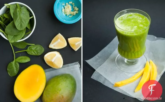 Do Liquidificador: Smoothie verde magro