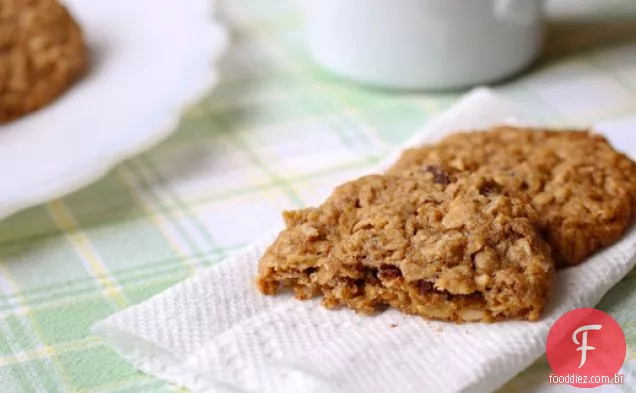 Biscoitos De Aveia Sem Glúten De Grãos Inteiros