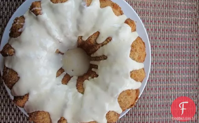 Rum Glazed Banana Bundt Cake