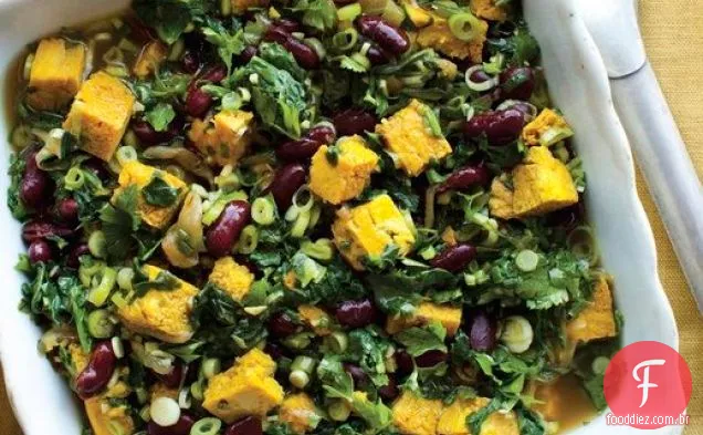 Erva verde e guisado de feijão (Ghormeh Sabzi) de ' A nova cozinha persa