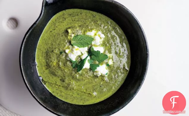 Sopa De Erva, Acelga E Queijo Feta