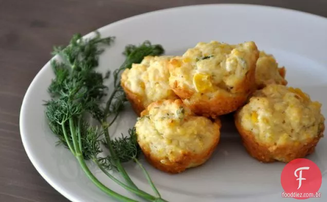 Milho Dill Mini Muffins
