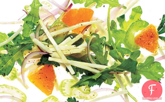 Raiz De Aipo-Salada De Rúcula