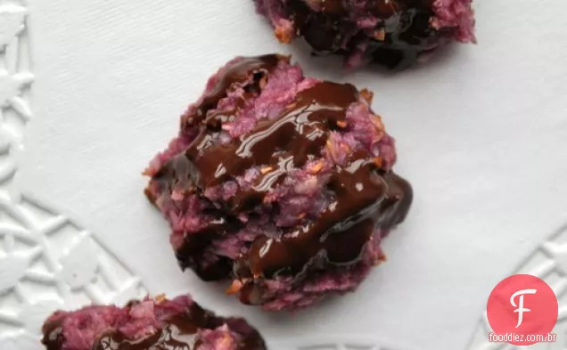 Framboesa Chocolate Escuro Macaroons