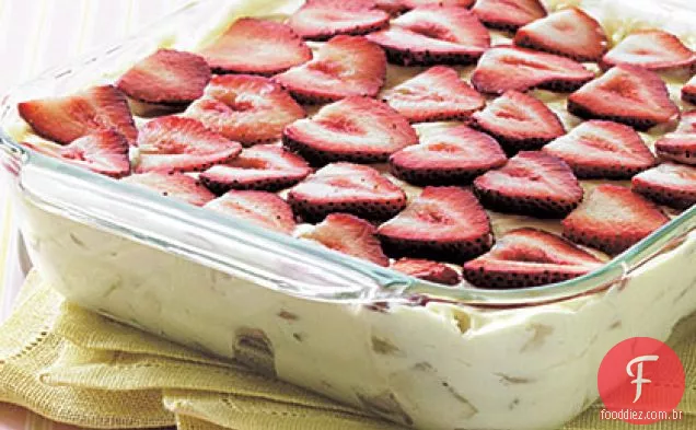 Pudim De Morango E Banana