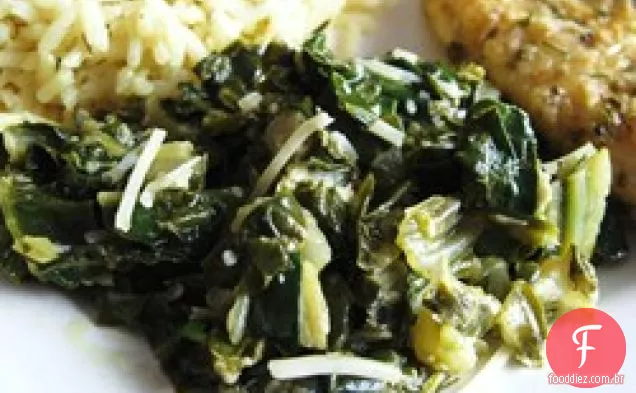 Acelga refogada com parmesão